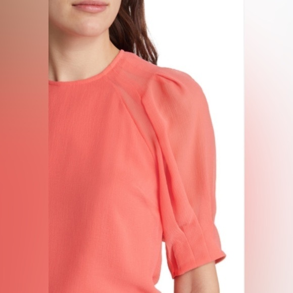 Ted Baker “Natelie” boxy top with puff sleeves - Size 4 - Picture 3 of 3